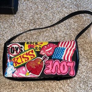 Colorful Graphic Shoulder Bag